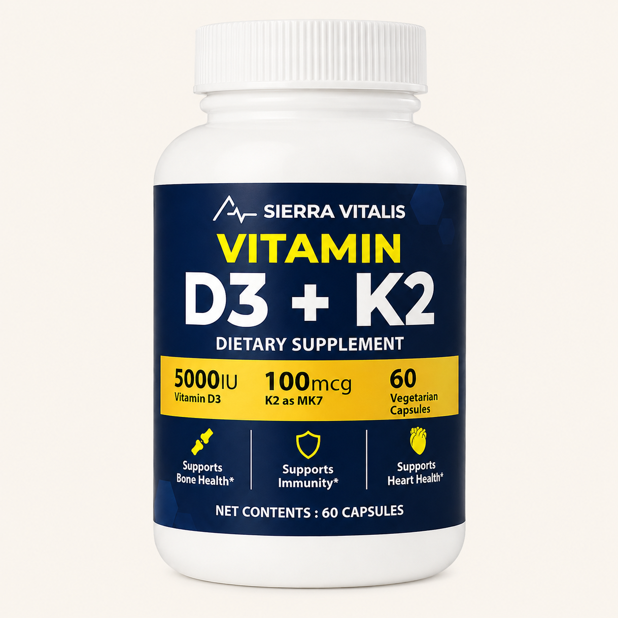 Vitamin D3 + K2
