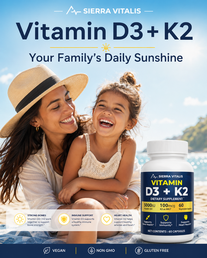 Vitamin D3 + K2